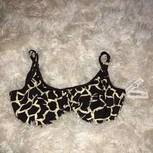 Tara Grinna giraffe print bikini top 🦒